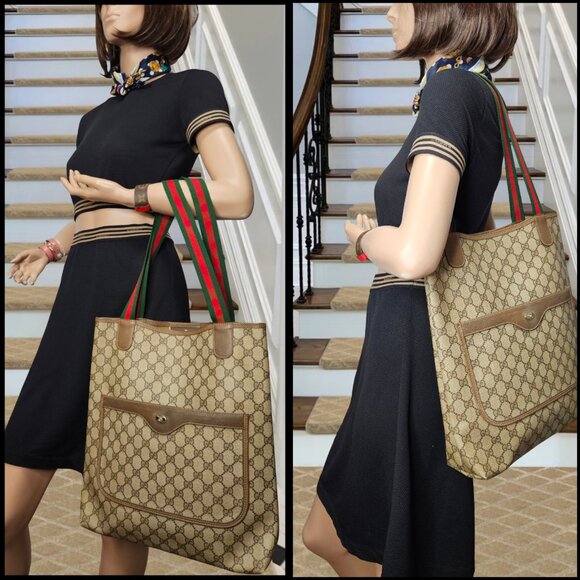 Gucci Monogram Sherry Tote - Picture 16 of 16